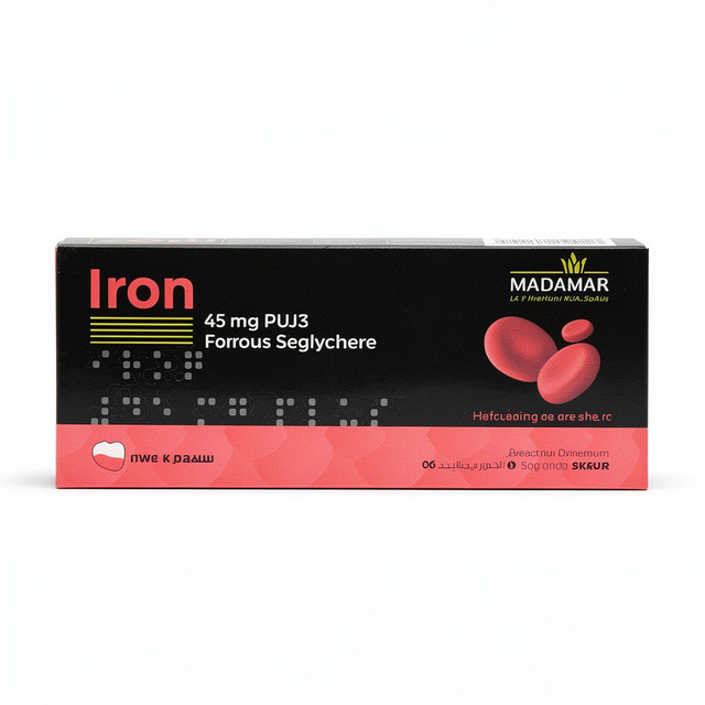 MadaMar Iron Plus, Capsules, 45mg - 30 Capsules