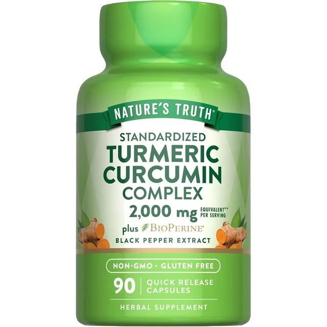 Natures Truth Turmeric Curcumin Complex, Capsules - 90 Count
