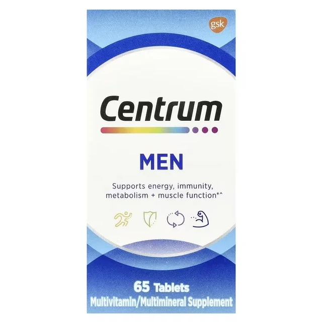 Centrum Men Multivitamin, For General Health Support, Tablets - 65 Count