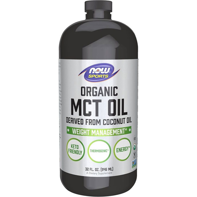 NOW Sports Organic MCT Oil, Oil - 32 fl. oz. (946 ml)