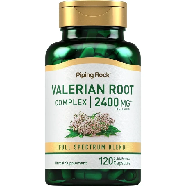 Piping Rock Valerian Root Complex, Capsules - 120 Count