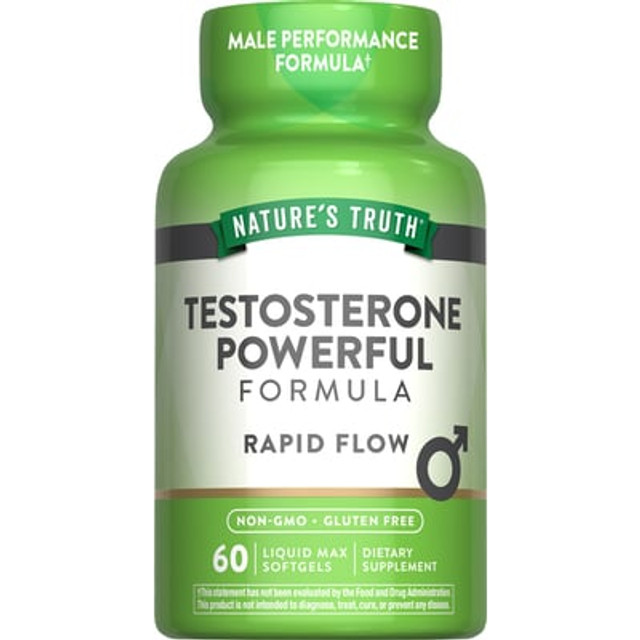 Nature's Truth Testosterone Powerful, Capsules - 60 Count