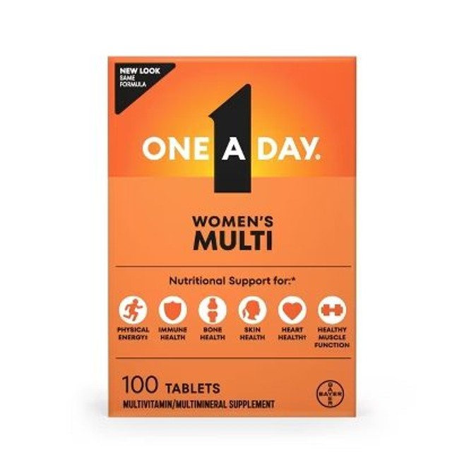 One A Day Women's Multivitamin, Tablets - 100 Count