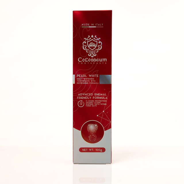 Colosseum Pearl White Toothpaste, Whitening, 100g