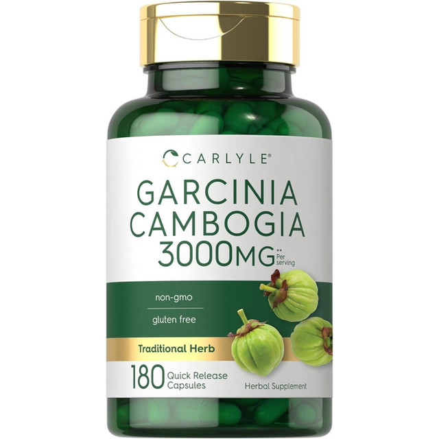 Carlyle Garcinia Cambogia for Weight Management Support, Capsules - 180 Count