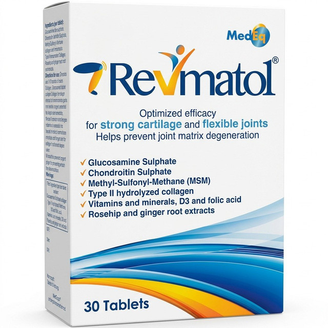 MedEQ Revmatol Joint Support Supplement, Tablets - 30 Tablets