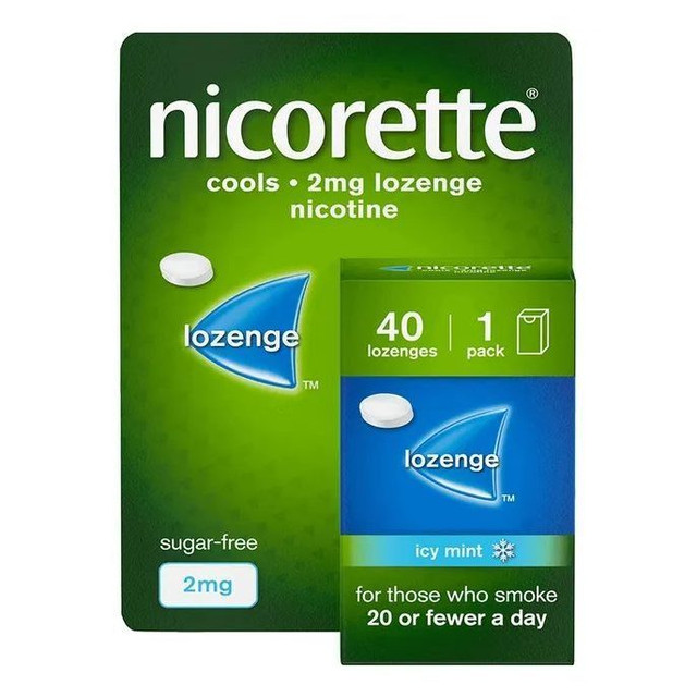 Nicorette Nicotine Lozenges, 2mg - 40 Count