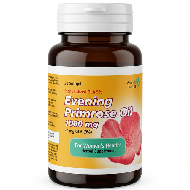 Vitane Evening Primrose Oil, Capsules, 1000 mg - 30 Capsules