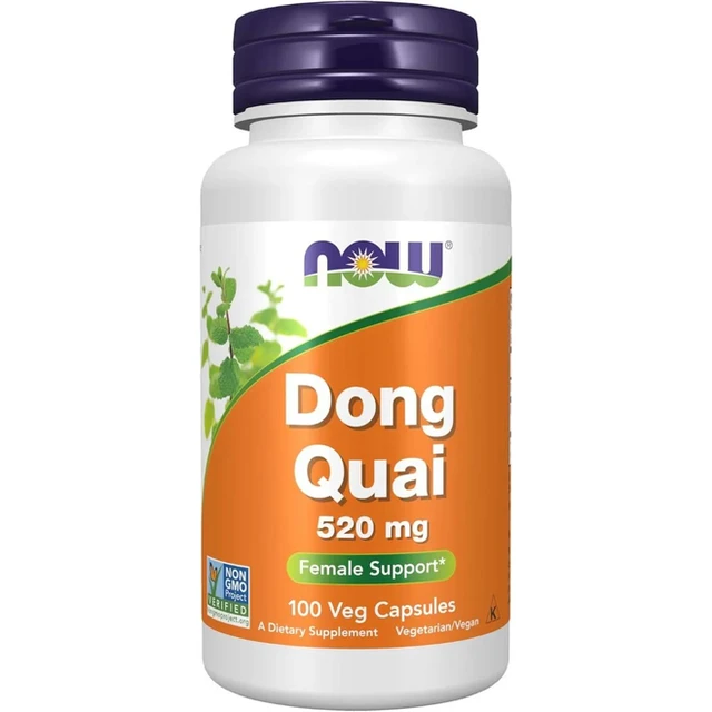 NOW Dong Quai Women's Health Support, Capsules - 100 Count