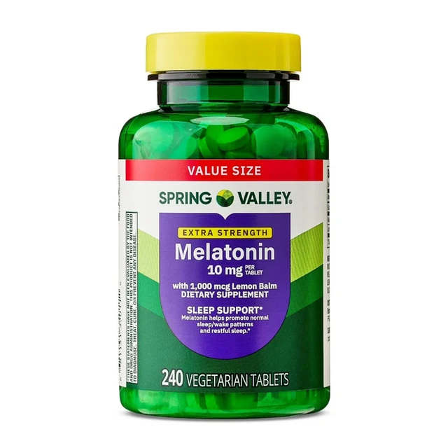 Spring Valley Melatonin, Vegetarian Tablets - 240 Count