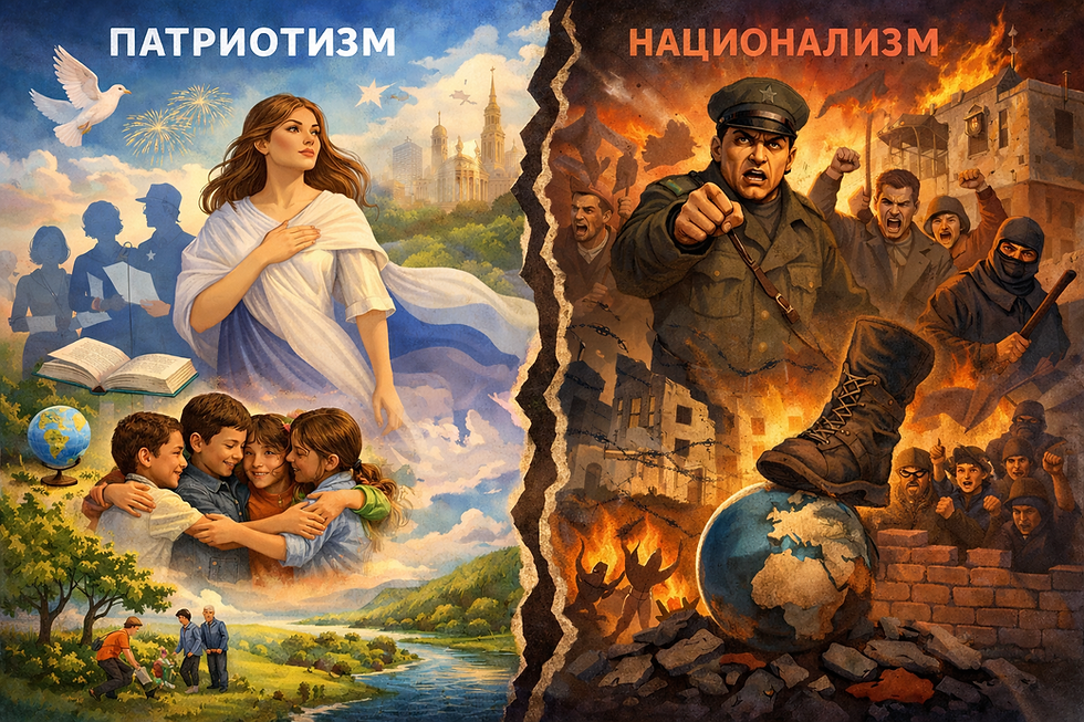 Любовь или превосходство? Патриотизм и национализм: одна родина - две разные логики.