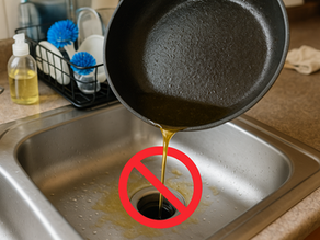 Correct Cooking Oil Disposal That Does Not Damage Plumbing