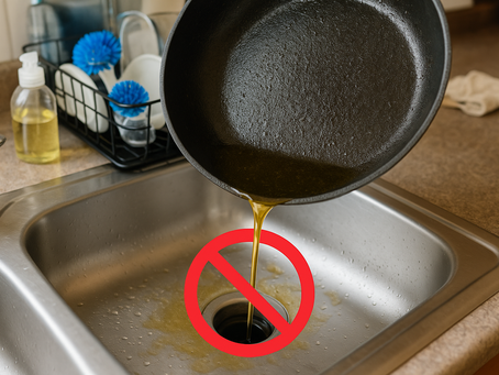 Correct Cooking Oil Disposal That Does Not Damage Plumbing