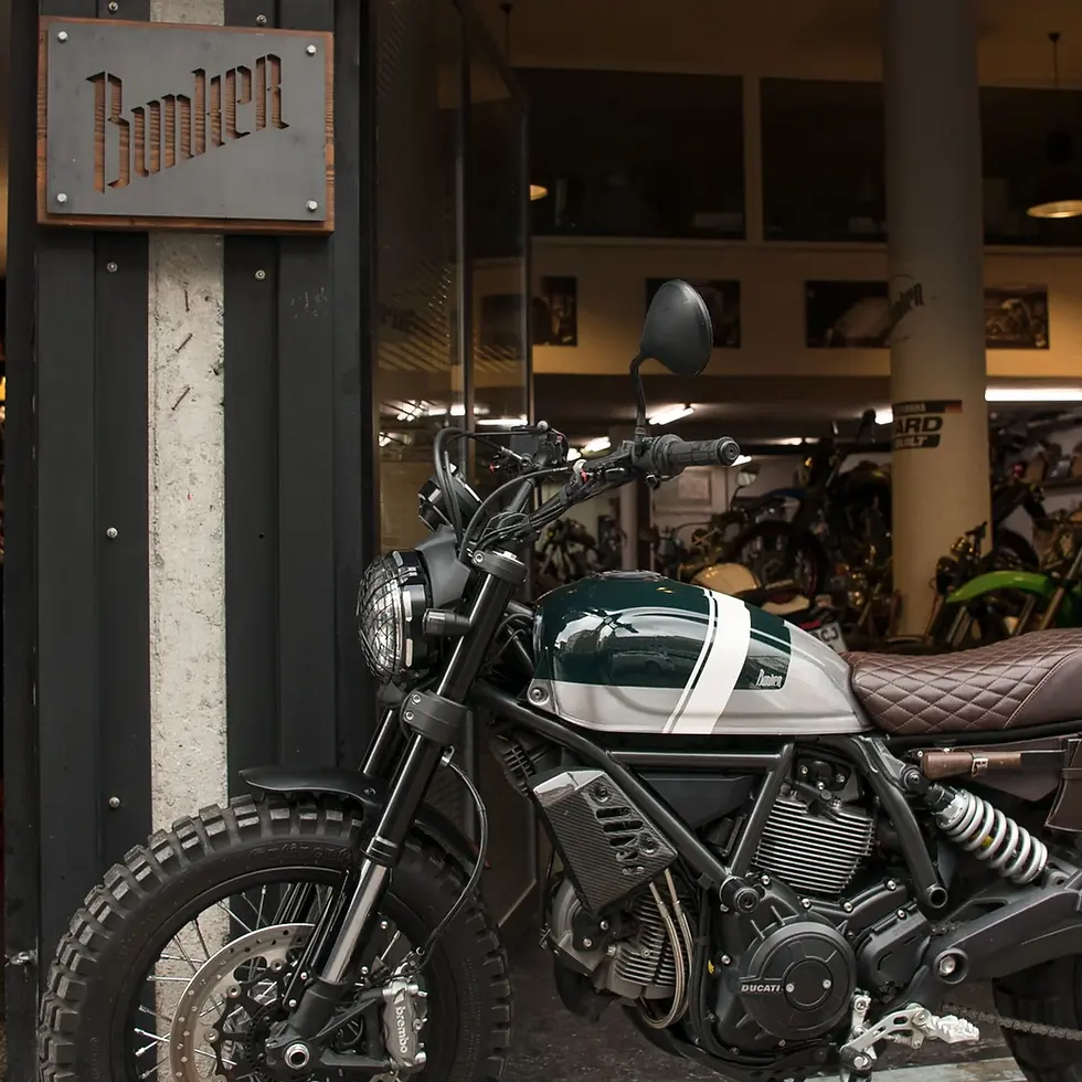 Ducati Scrambler Carbon Fiber Radiator Cover