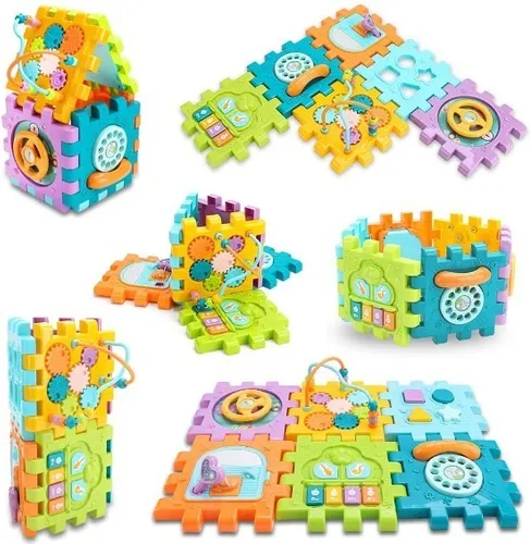 Miniatura: Cubo De Actividades Didácticos Musical Para Bebes