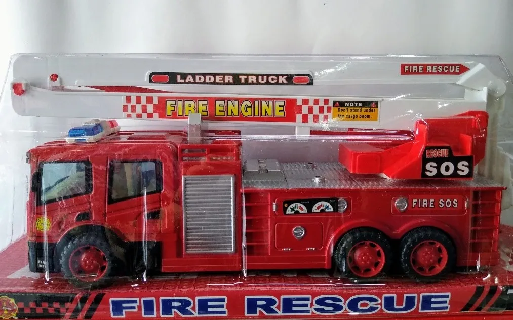 Carro De Bomberos De Impulso Juguete