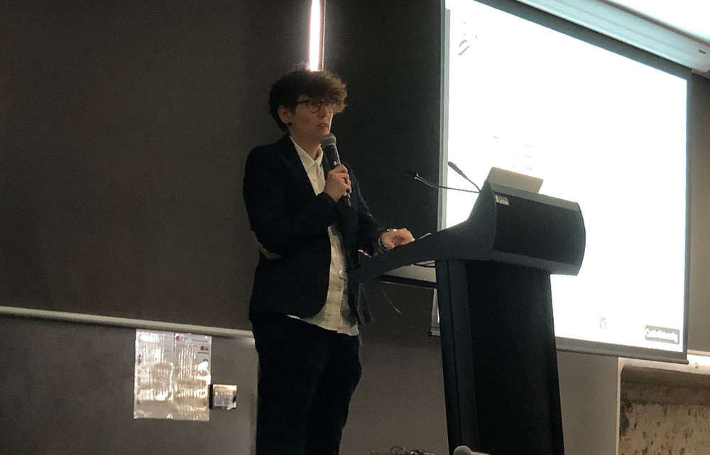 Lara Bloom leading Ehlers-Danlos Society conference in Sydney Australia 2018