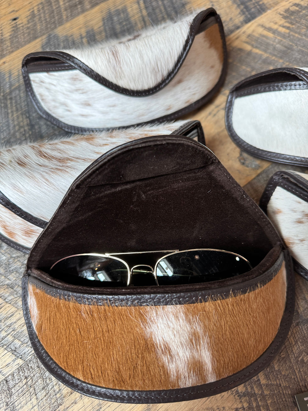 Thumbnail: Cowhide Glasses Case