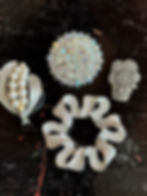 Thumbnail: Silver Tone Brooch Collection - Set of 4