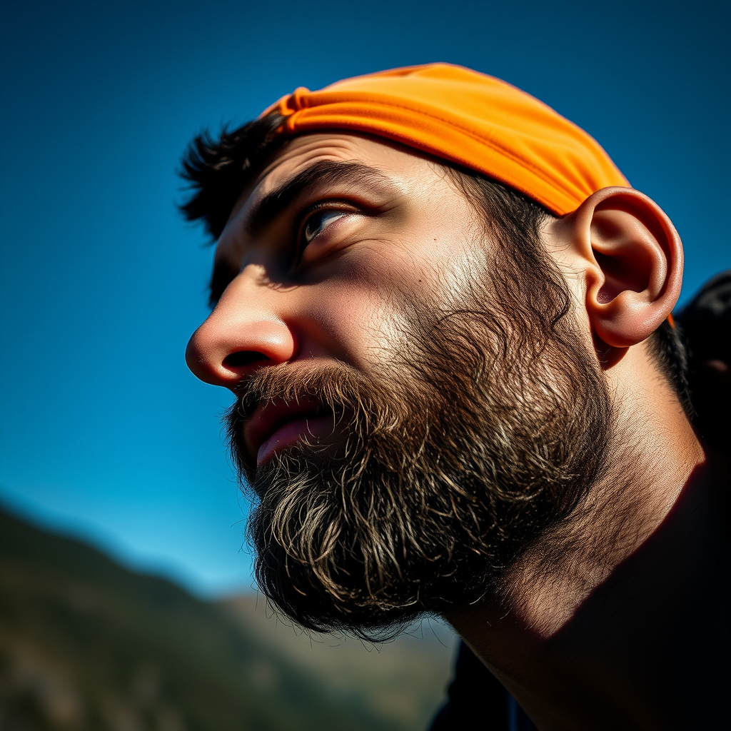 gere uma imagem de um rosto de homem que pratica hiking.jpg