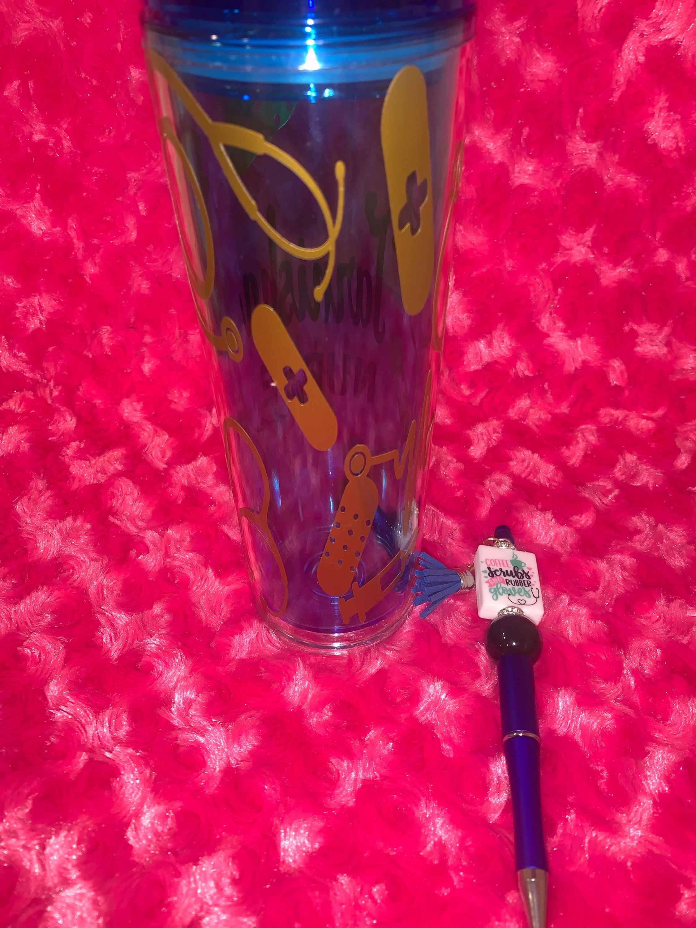 Cup and pen set