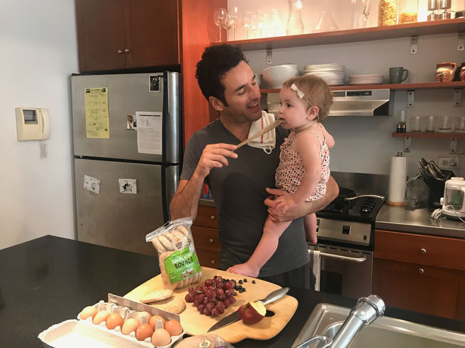 LET YOUR HUBBY TAKE OVER BREAKFAST...