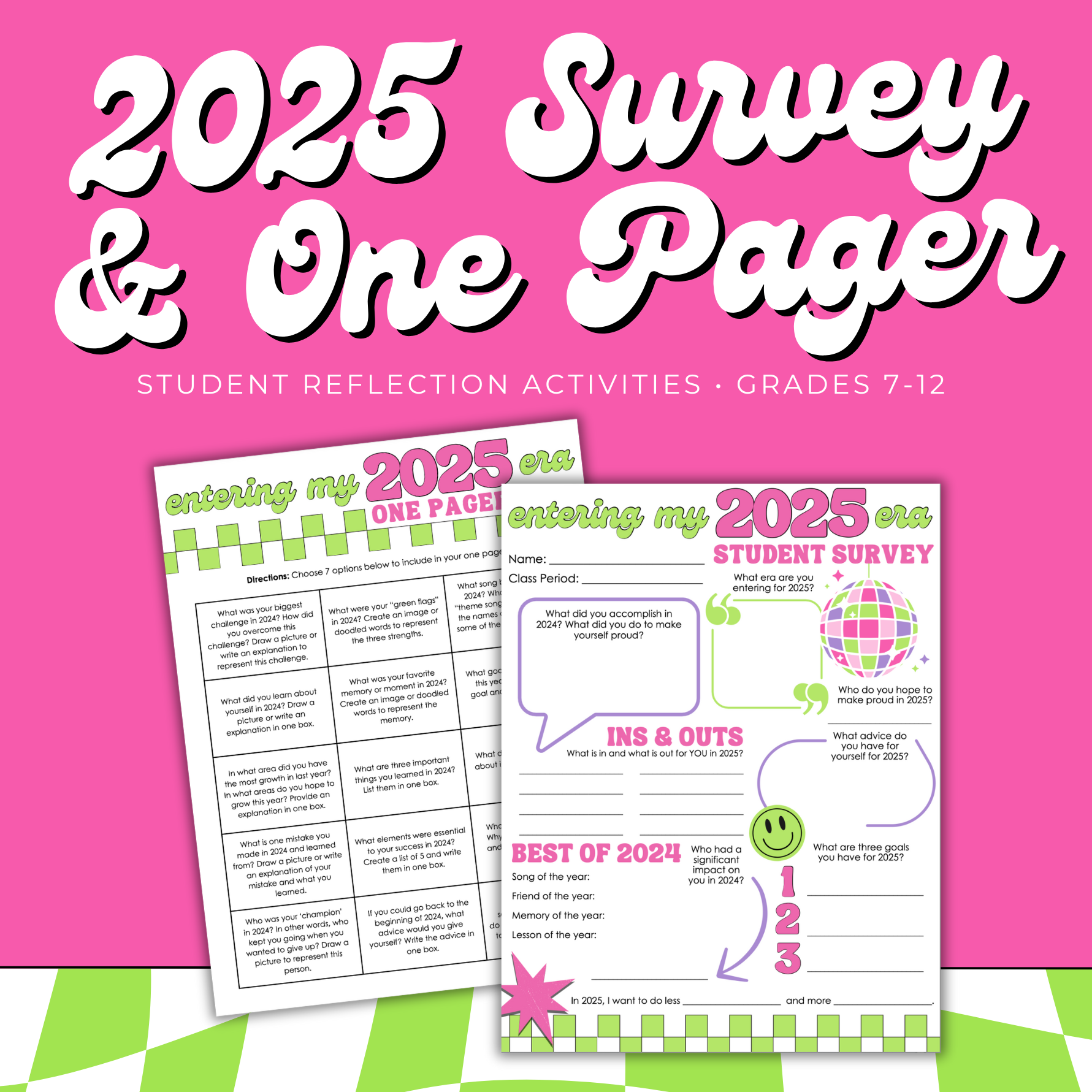 2025 Student Survey & One Pager