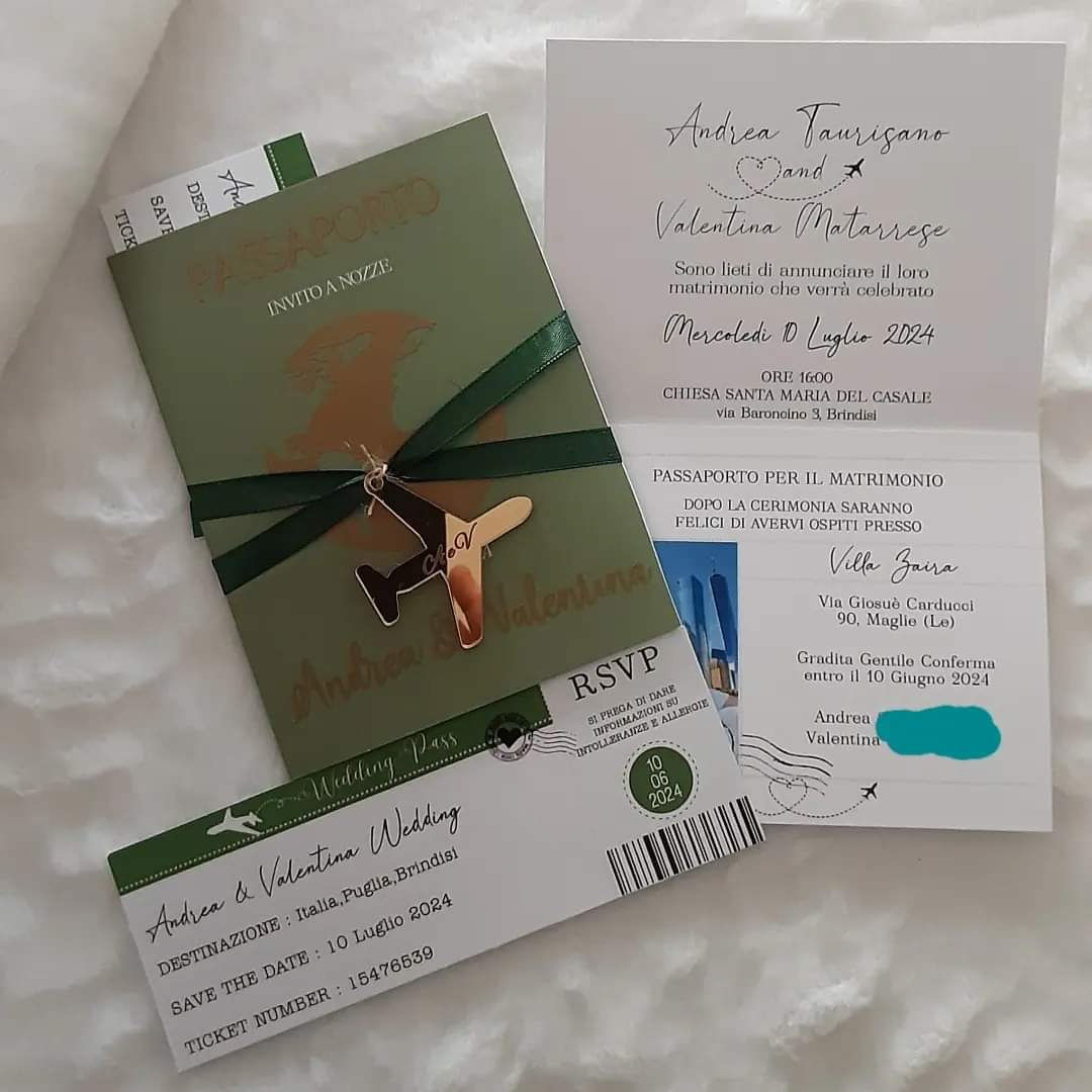 Partecipazione " Destinazione D'Amore"
