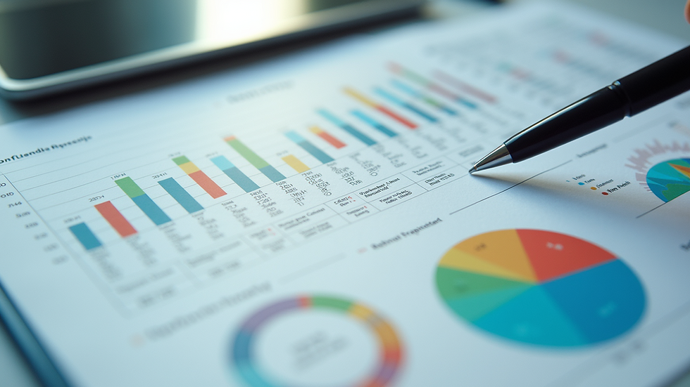 Close-up view of a colorful spreadsheet with various data entries