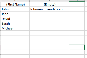 Power of Flash Fill in Excel