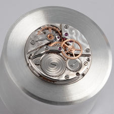 Wanderer caliber 201 is a modified Omega 285 with hand finished details.