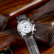 Classic Chronograph with 38 mm stainless steel case.
