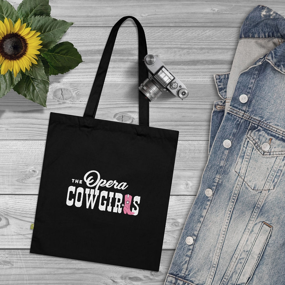 Thumbnail: Opera Cowgirls Organic Cotton Tote