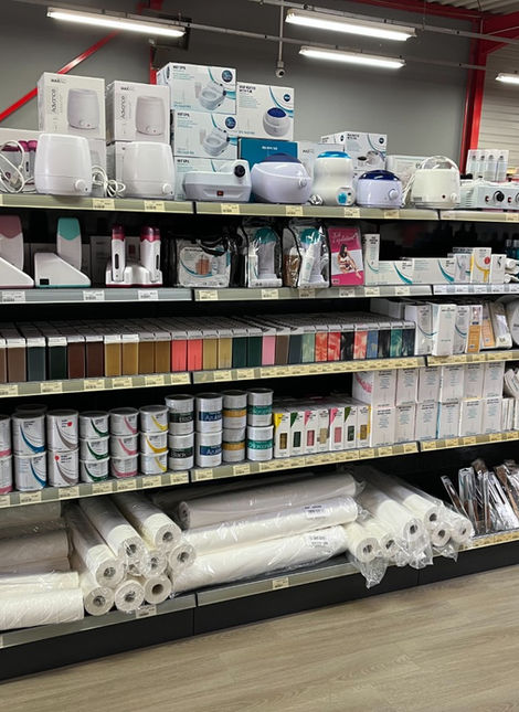 Rayon épilation à la cire 