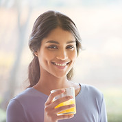 Girl Enjoying her Drink