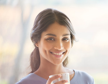 Girl Enjoying her Drink