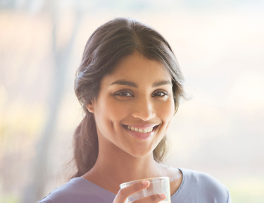Girl Enjoying her Drink