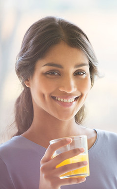 Girl Enjoying her Drink