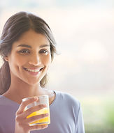 Girl Enjoying her Drink