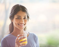 Girl Enjoying her Drink