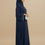 Thumbnail: Model wearing dark blue Sabah Celest Abaya