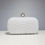 Thumbnail: white  Pearl Duchess Clutch front view