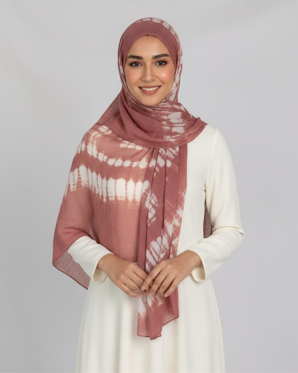 model wearing Desert Rose Hijab