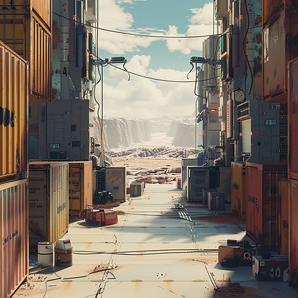 alek5368_a_loading_dock_in_the_desert._Cables_hanging_shipping__1628e4c0-fd28-478a-b893-e8