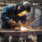 welding in the shop