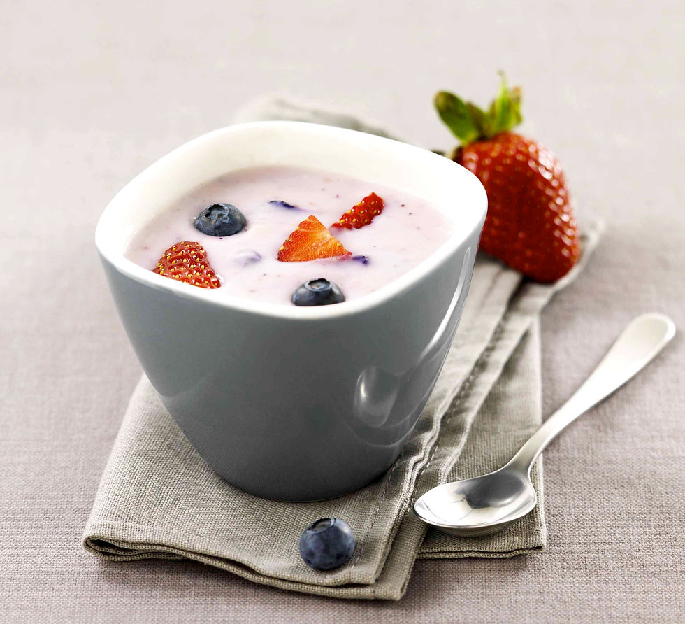 Yogurt de frutos rojos