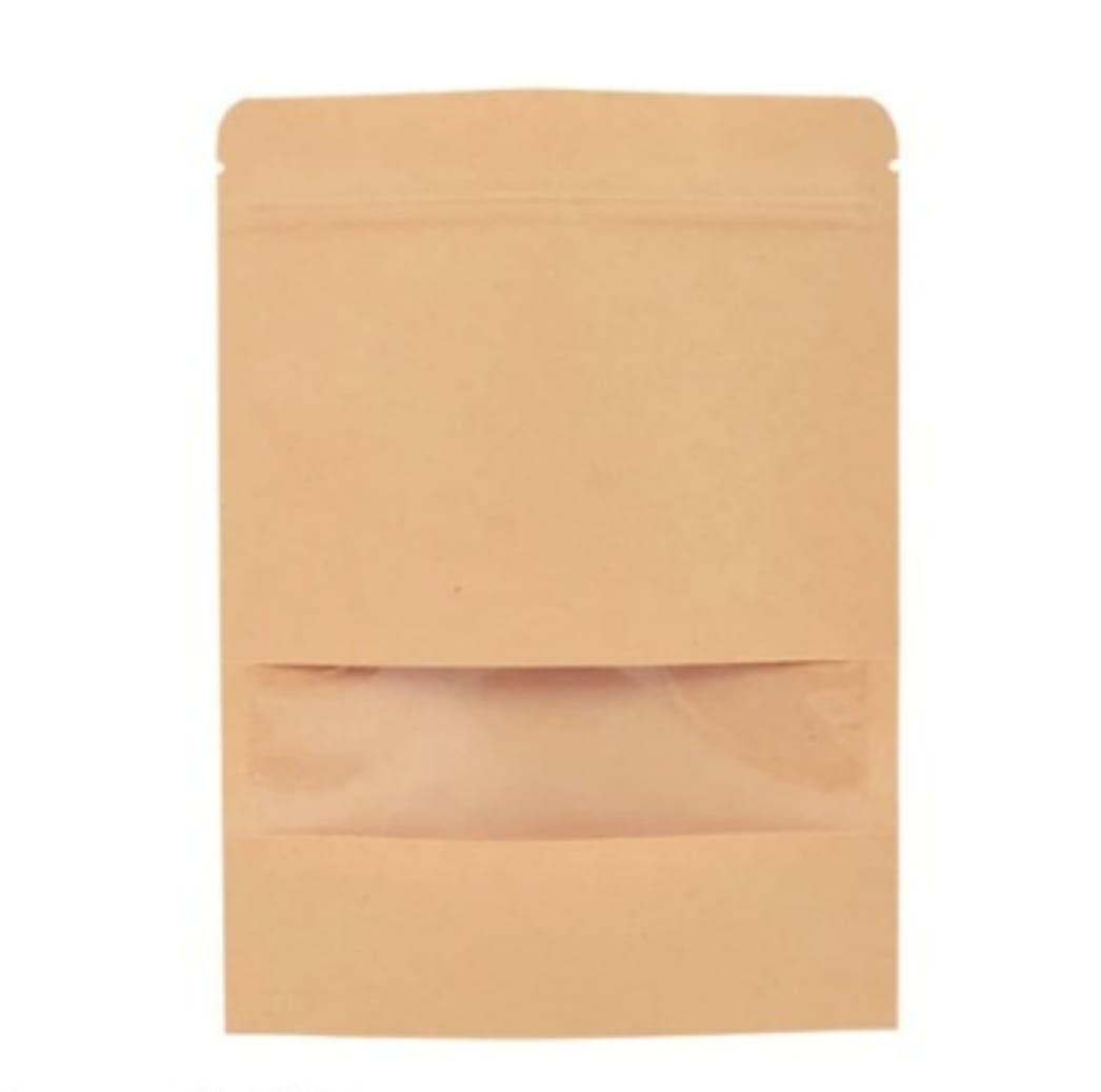 שקית דויפאק נייר טבעי+חלון 20/30+4