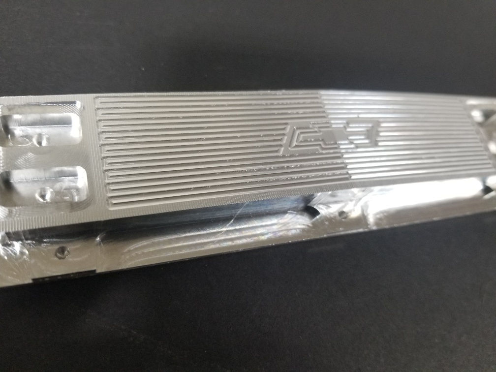 bolt on billet grill, bowtie logo