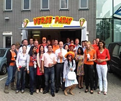 Friet-uurtje op bedrijfsfeest