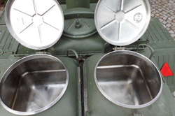 Roestvrij stalen pannen Friet-uurtje